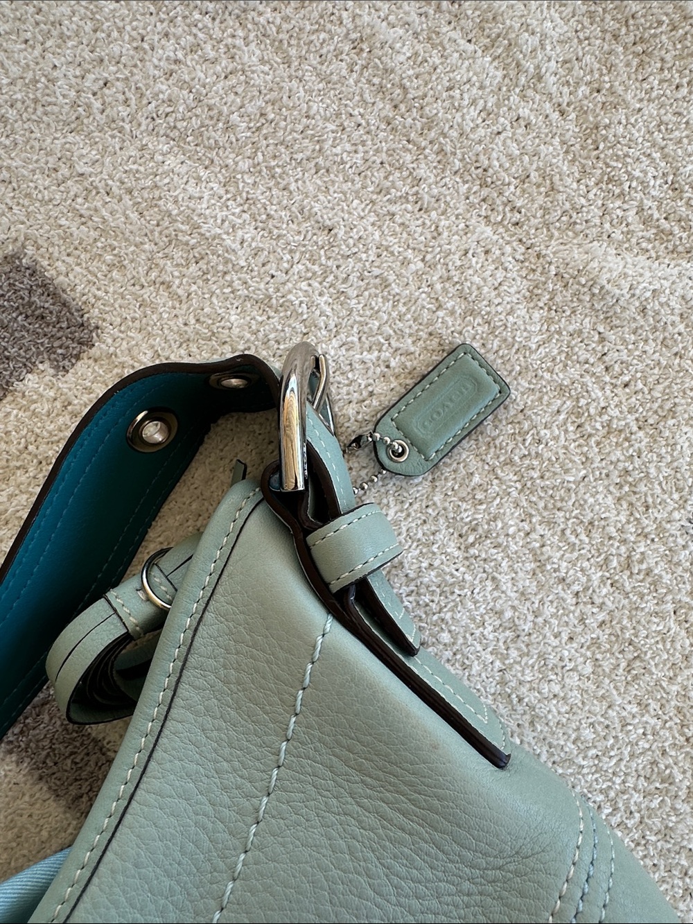 Mint Green Leather 2005 vintage Coach - Picture 11 of 11